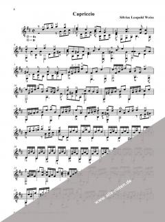 Ouverture und Capriccio von Silvius Leopold Weiss 