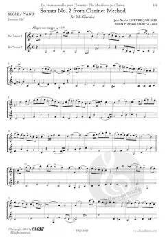 Sonata No. 2 Form Clarinet Method von Jean-Xavier Lefèvre 