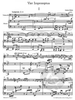 4 Impromptus von Günter Bialas 