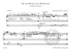 Die vier Winde op. 223 von Ernst Krenek 