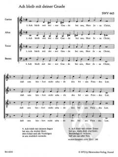 Ausgewählte geistliche Chorsätze von Heinrich Schütz (Download) 