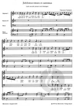 Jubilemus omnes et cantemus (Giacomo Carissimi) 