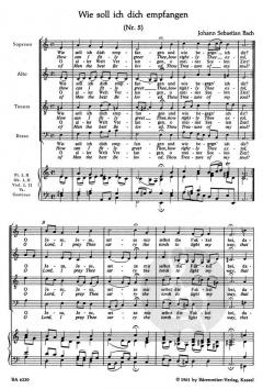 Weihnachtschoräle aus dem Weihnachtsoratorium BWV 248 von Johann Sebastian Bach (Download) 