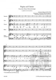 Regina coeli laetare von Antonio Caldara (Download) 