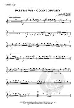 Pastime With Good Company (For Brass Quintet Or Larger Ensemble) 