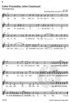 Gaulimauli, Stachelschwein (W.A. Mozart) 