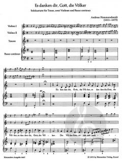 Es danken dir, Gott, die Völker (Andreas Hammerschmidt) 