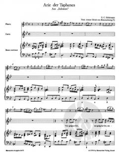 6 Arien aus Opern des Barock (Georg Caspar Schürmann) 