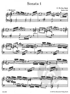 Die 6 Württembergischen Sonaten Wq 49 von Carl Philipp Emanuel Bach 