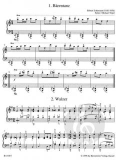 Leichte Klavierstücke und Tänze von Robert Schumann im Alle Noten Shop kaufen