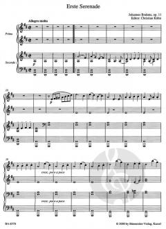 Serenade Nr. 1 op. 11 von Johannes Brahms 