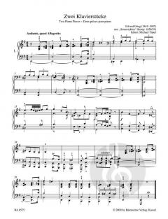 Leichte Klavierstücke und Tänze von Edvard Grieg im Alle Noten Shop kaufen