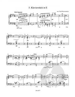 Leichte Klavierstücke und Tänze von Franz Liszt (Download) 