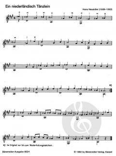 Leichte Solostücke alter Meister 