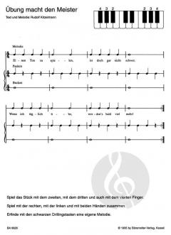 Die Klavierkiste Band 1 von Rudolf Kitzelmann im Alle Noten Shop kaufen