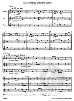 Variationen über zwei Volkslieder für 3 Blockflöten (Alfred Koerppen) 