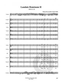 Vesperpsalmen 6: Laudate Dominum u.a. von Johann Rosenmüller 