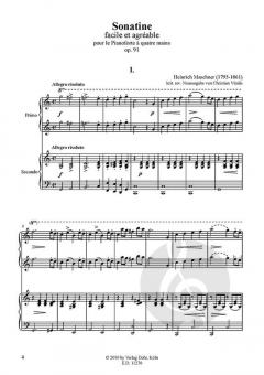 Sonatine facile et agréable C-Dur op. 91 von Heinrich Marschner 