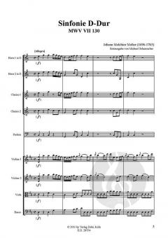 Sinfonie Nr. 130 D-Dur MWV VII 130 von Johann Melchior Molter 