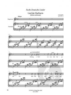 Lieder für tiefe Stimme von Louis Spohr 