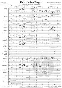 Heia, in den Bergen (Emmerich Kálmán) 