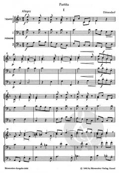 Bläserpartiten der Klassik für Blechbläser 