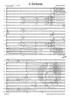 Zweite Sinfonie für großes Orchester von Manfred Trojahn 