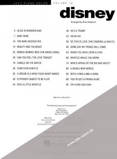 Jazz Piano Solos Series Vol. 16: Disney 