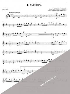 West Side Story for Alto Sax von Leonard Bernstein 