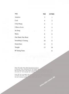 West Side Story Instrumental Play-Along von Leonard Bernstein 