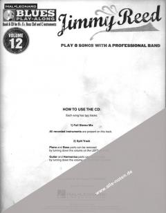 Blues Play-Along Vol.12: Jimmy Reed im Alle Noten Shop kaufen