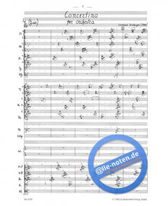 Concertino per orchestra von Gerhard Wimberger 