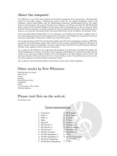 The Seal Lullaby von Eric Whitacre (Download) 
