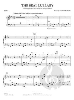 The Seal Lullaby von Eric Whitacre (Download) 