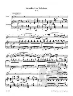 Introduktion und Variationen von Friedrich Kuhlau 