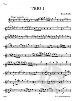 Die Londoner Trios Hob. IV/1-4 (Joseph Haydn) 