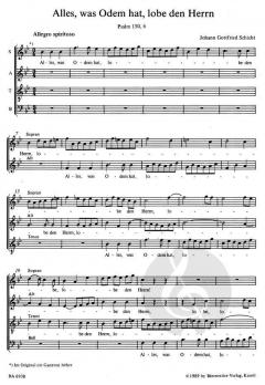 Motetten und Psalmen (Johann Gottfried Schicht) 