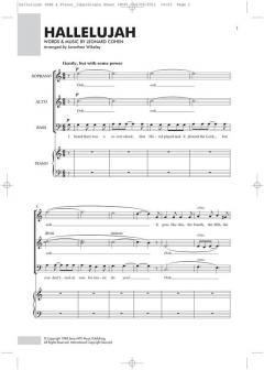 Hallelujah von Leonard Cohen 