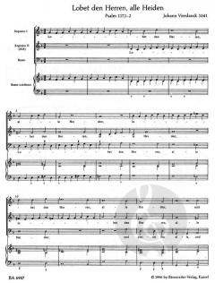 Lobet den Herren, alle Heiden von Johann Vierdanck 