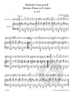 2 Slawische Tänze op. 46/3+8 von Antonín Dvorák 