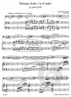 Polonaise op. post. B 94 von Antonín Dvorák 