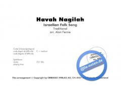 Havah Nagilah Israelian Folk Song 