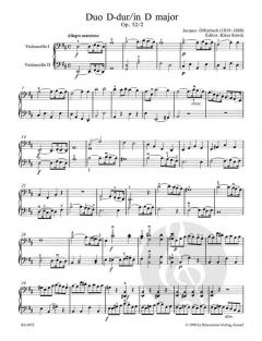 2 Duette für Violoncelli op. 52/2+3 von Jacques Offenbach im Alle Noten Shop kaufen
