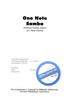 One Note Samba (Antonio Carlos Jobim) 