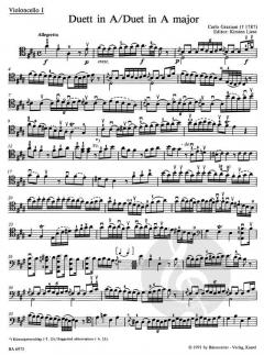 2 Duette für Violoncelli von Ivan Graziani im Alle Noten Shop kaufen