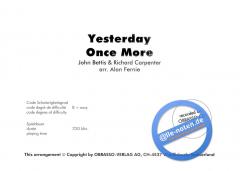 Yesterday Once More (Richard Carpenter) 