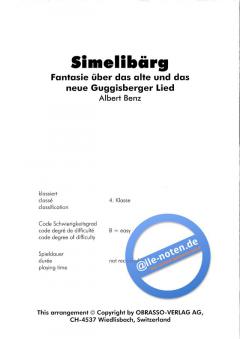 Simelibärg von Albert Benz 