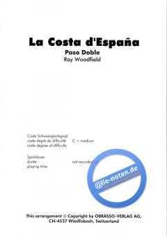 La Costa d'Espana Paso Doble (Ray Woodfield) 