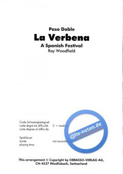 Paso Doble La Verbena (Ray Woodfield) 