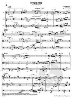 Streichtrio in zwölf Stationen op. 237 von Ernst Krenek im Alle Noten Shop kaufen